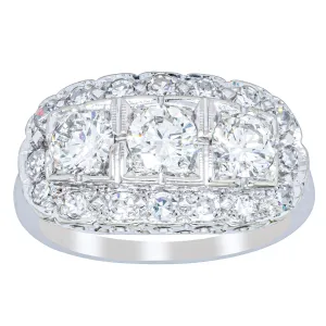 Deja Vu Platinum 1.54ct Diamond Ring