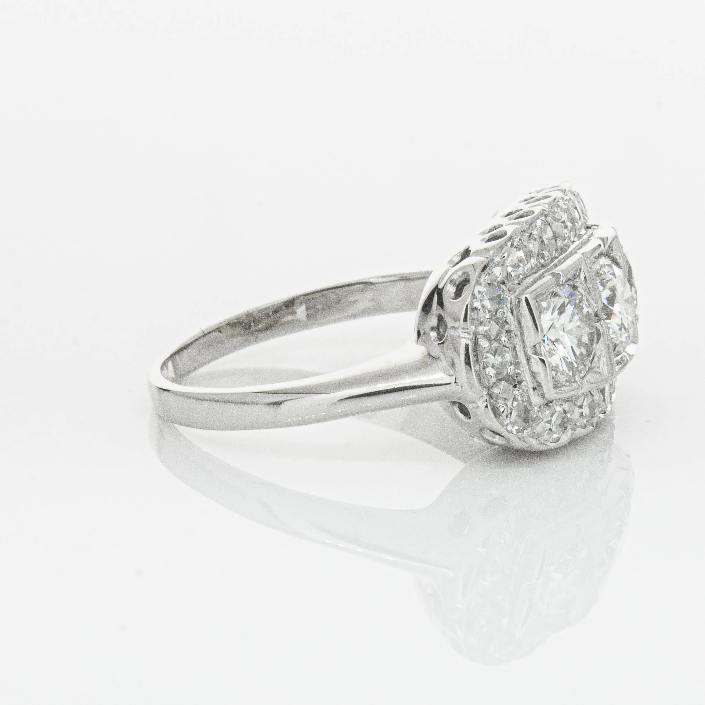 Deja Vu Platinum 1.54ct Diamond Ring