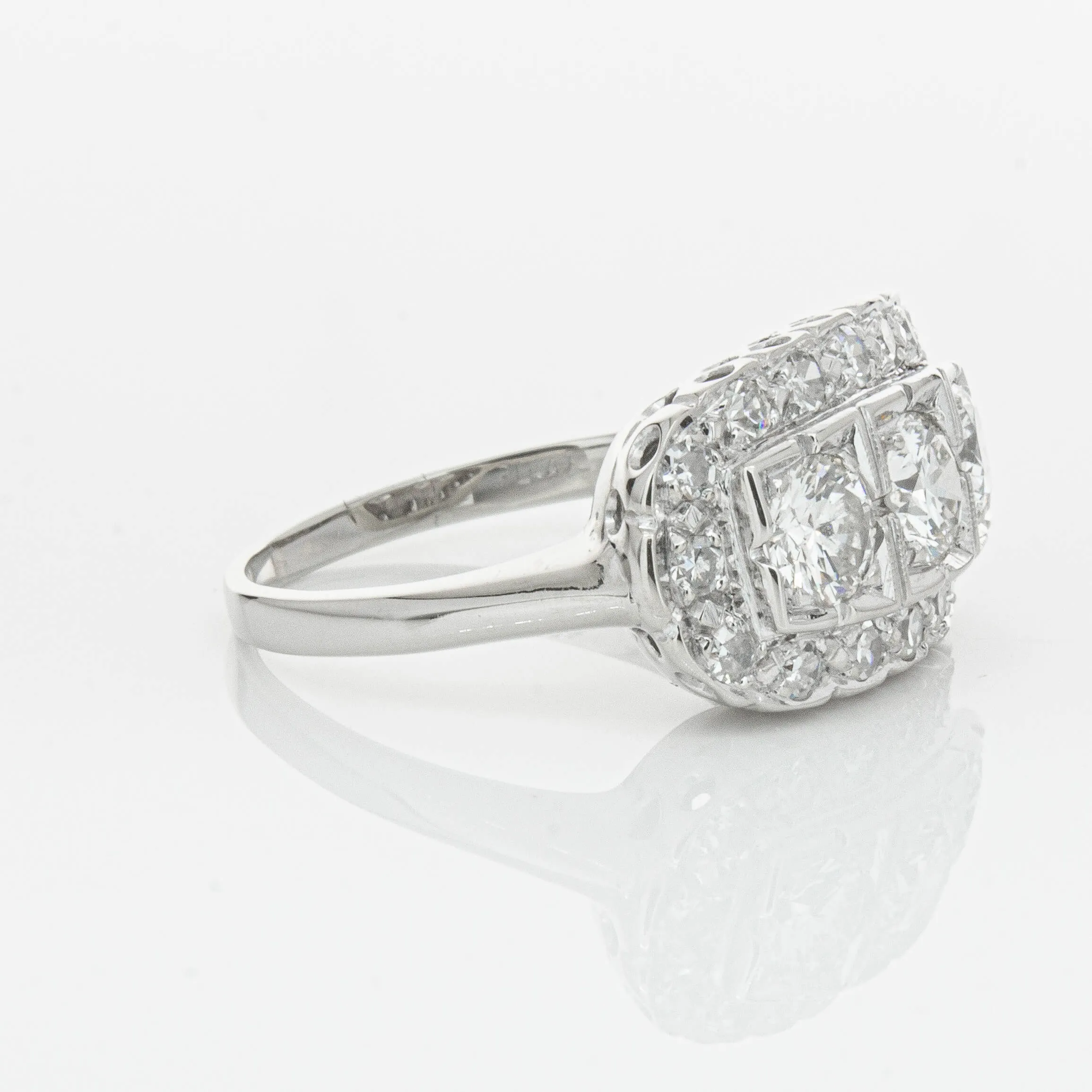 Deja Vu Platinum 1.54ct Diamond Ring