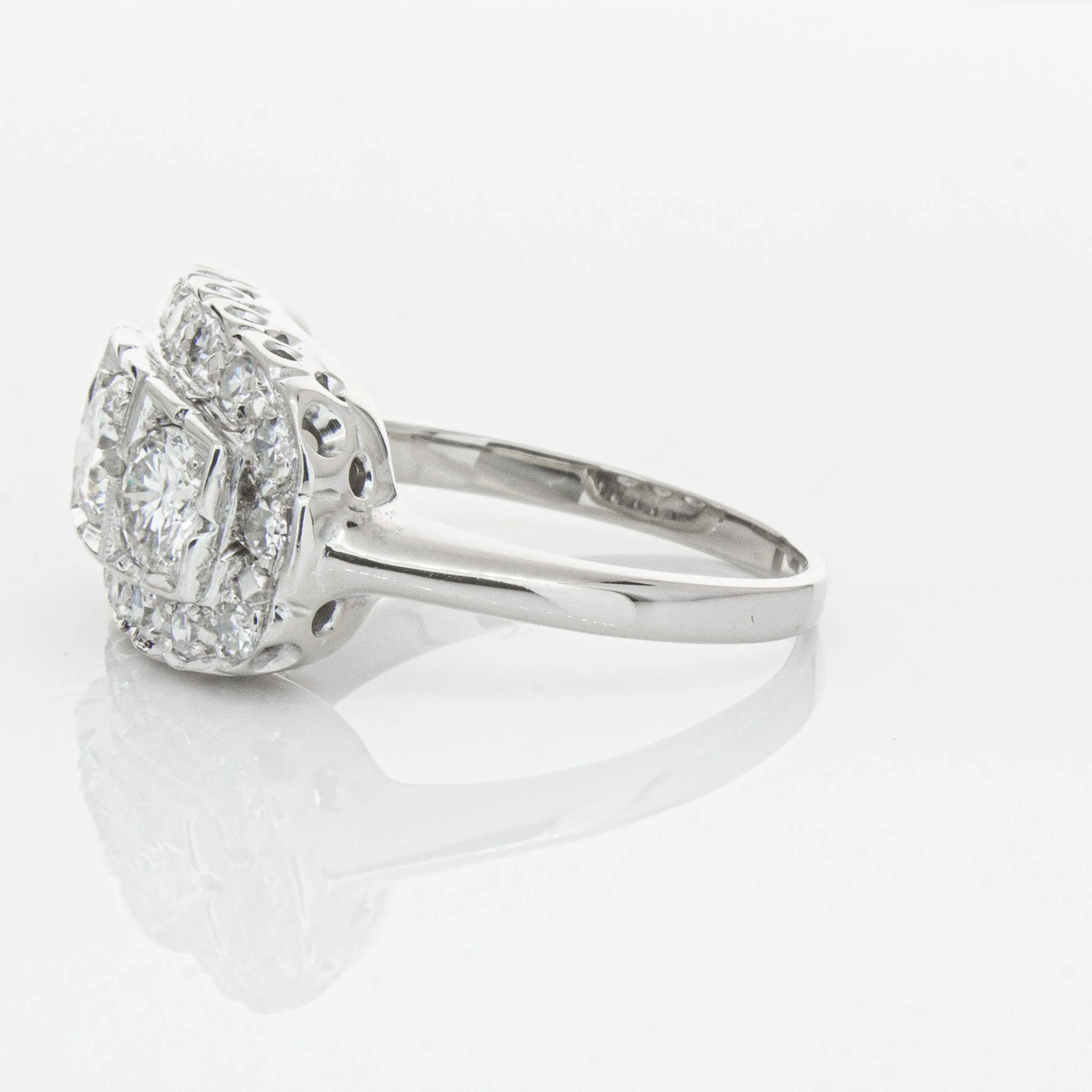 Deja Vu Platinum 1.54ct Diamond Ring