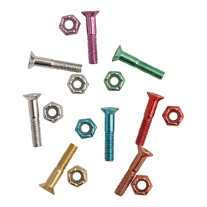 DGK Spittaz 1" Colored Bolts Hardware (1 Pack)