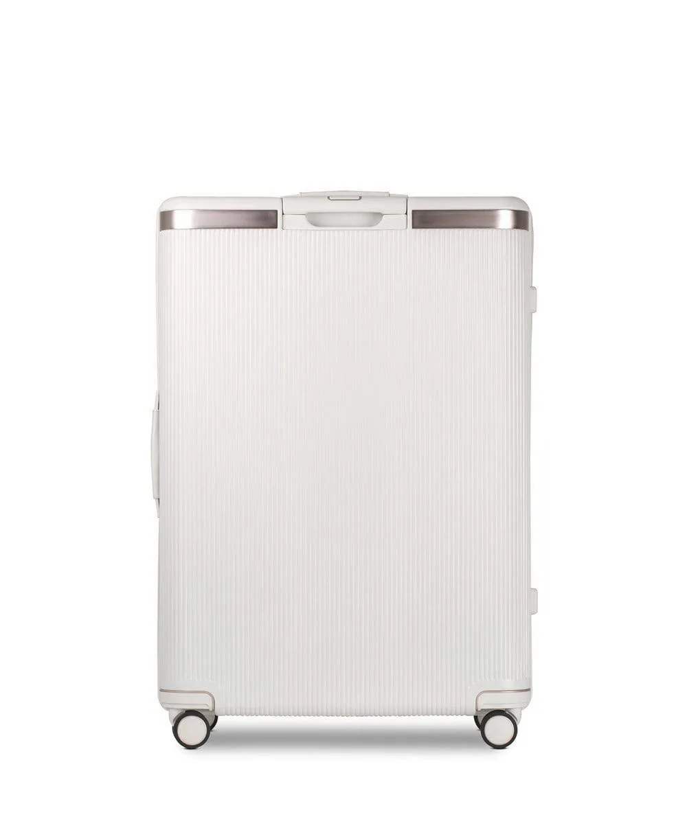 Echolac Dynasty 28" 4 Double Wheel Check-In Luggage Trolley Ivory White - PC142 Ivory White 28