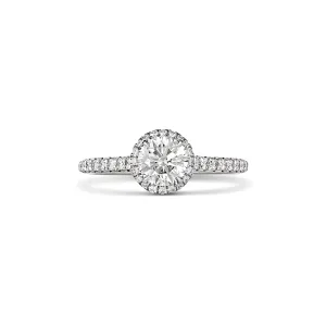 Endless Minelli May Round Brilliant Cut Diamond Engagement Ring | Platinum