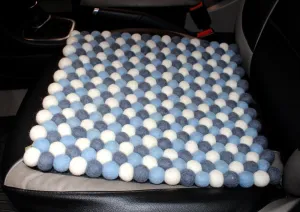 Felt Balls Square Car seat Mat