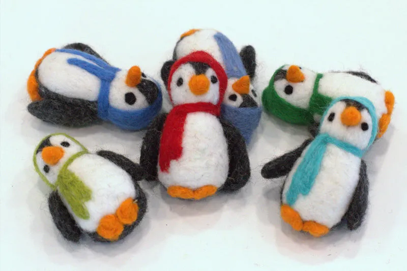 Felt Christmas Penguins