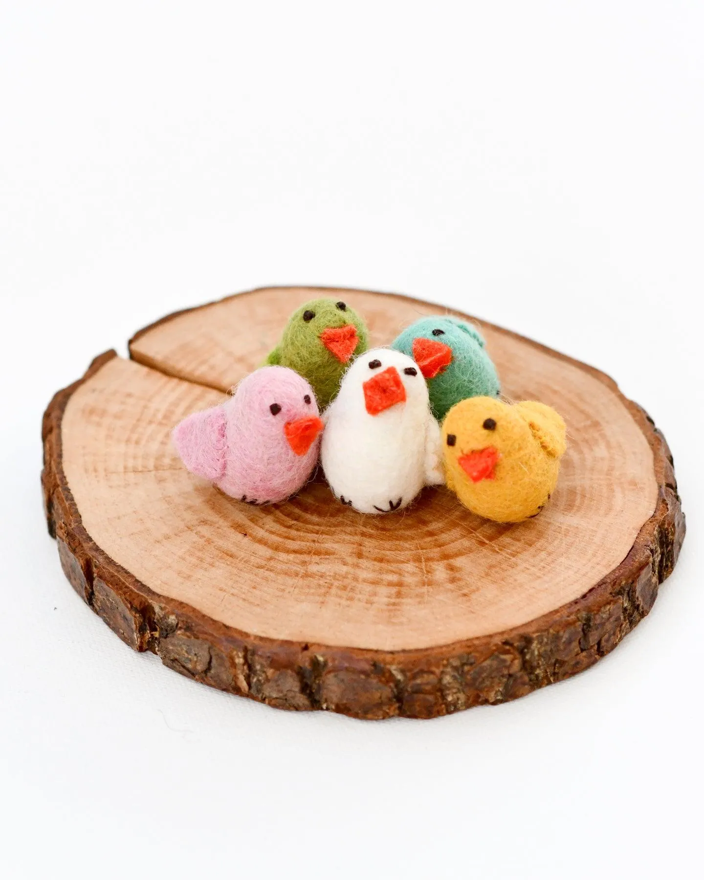 Felt Colourful Chicks (Set of 5)