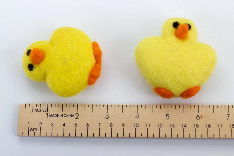 Felt Easter Chick Shapes