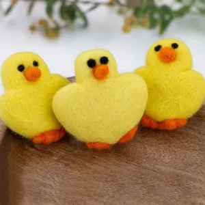 Felt Easter Chick Shapes