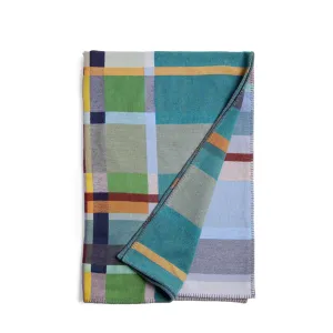 Fielden Lambswool Block Throw