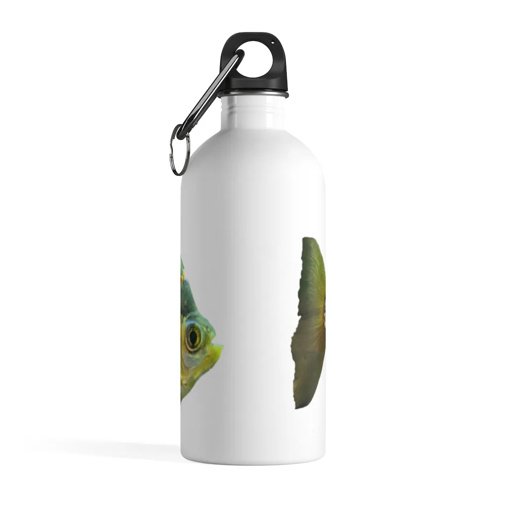 Fish with Specs Stainless Steel Water Bottle