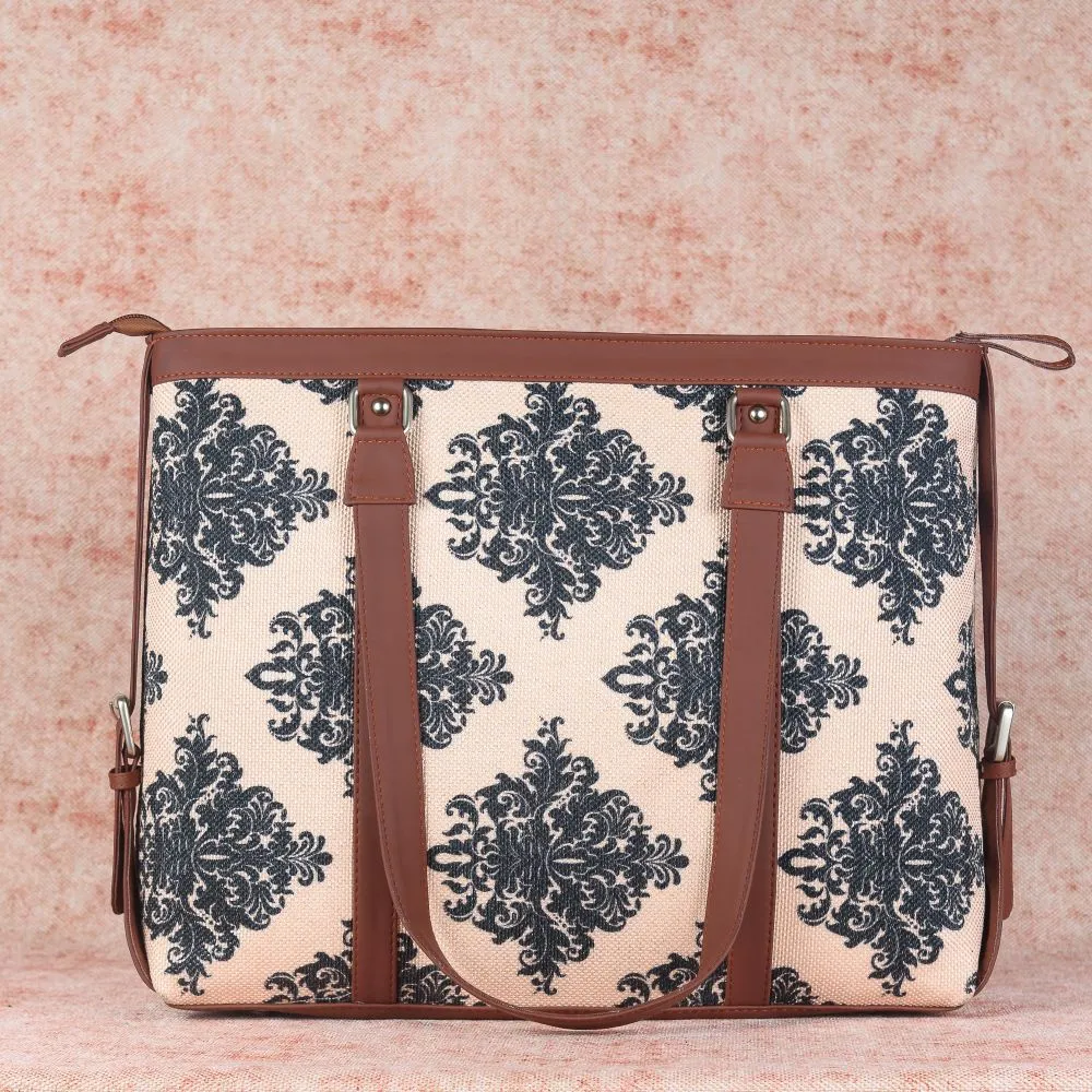 FloMotif and Mughal Motif - Office Bag Combo