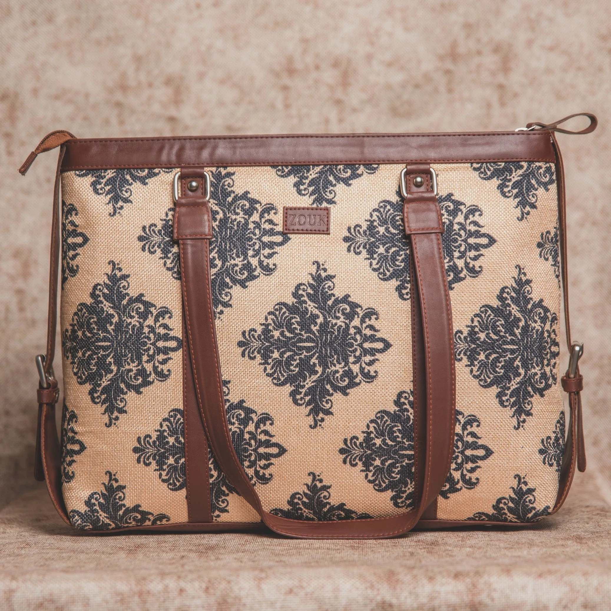 FloMotif and Mughal Motif - Office Bag Combo