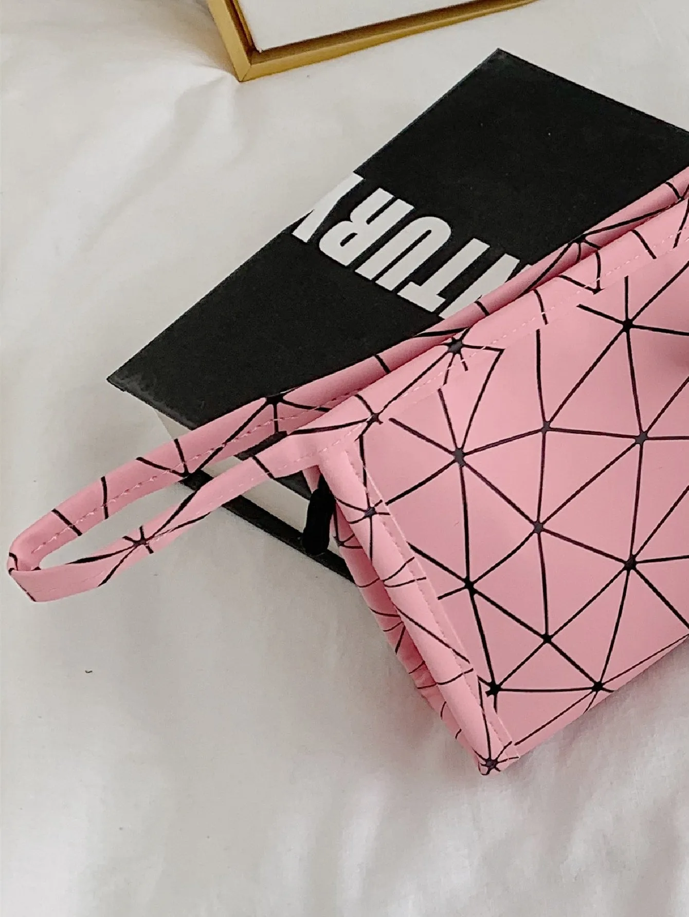 Geo Graphic Clutch Bag