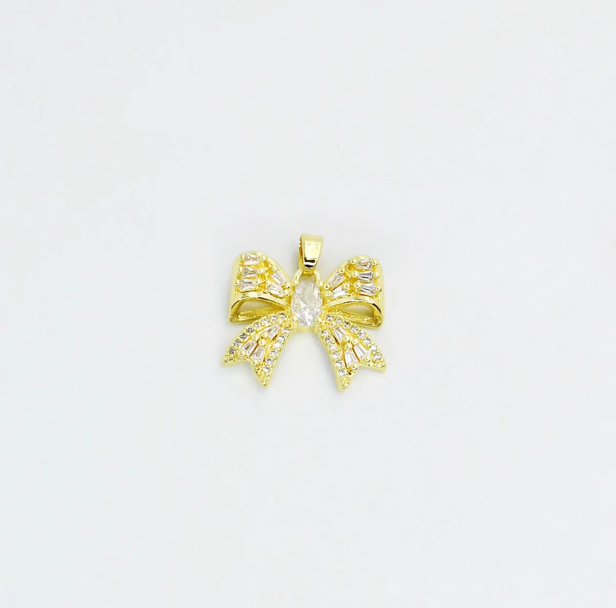 Gold Big Bow Charm CH-65