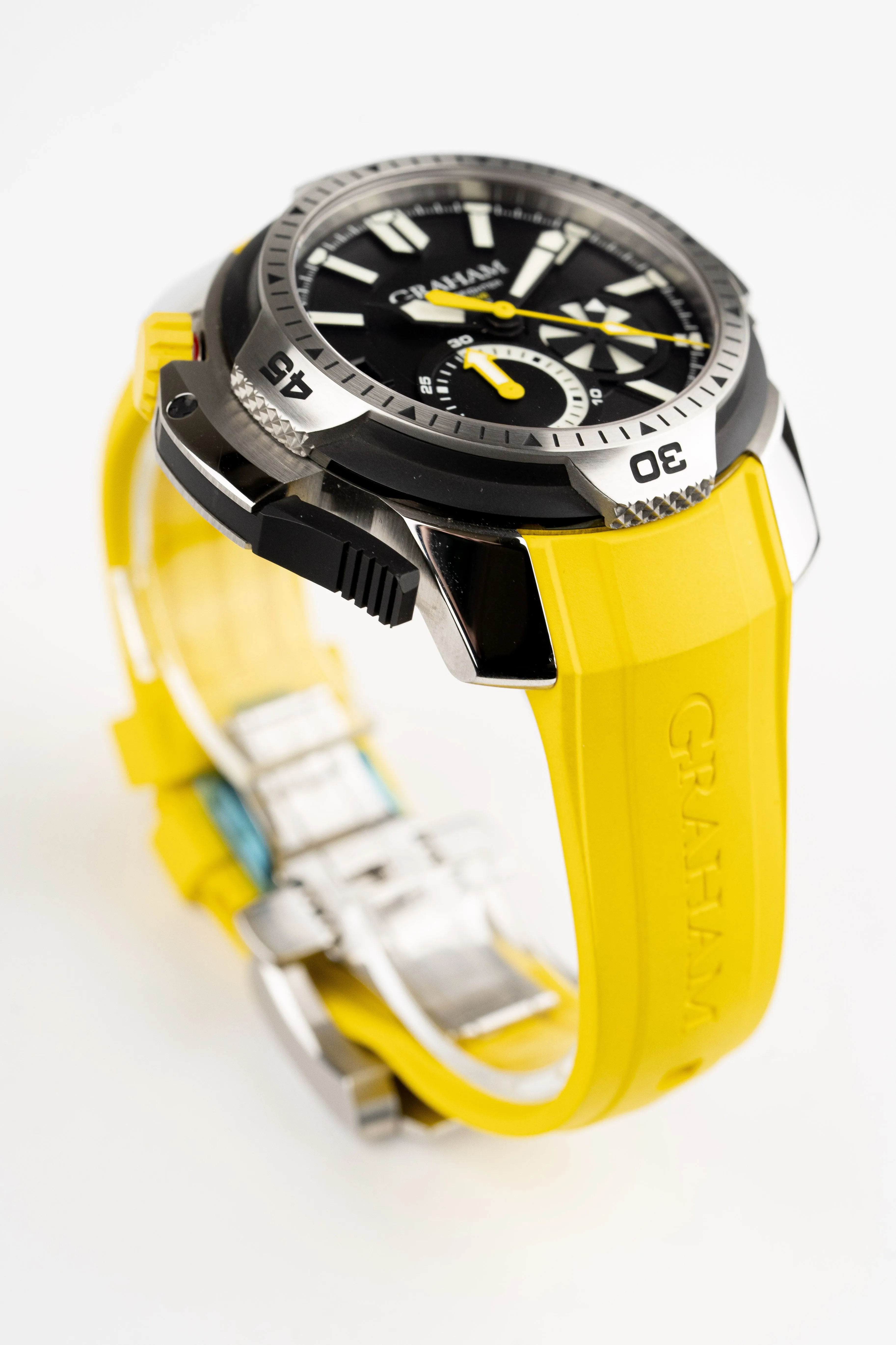 Graham Chronofighter Prodive Yellow Black Watch 2CDAV.B01A.K81F