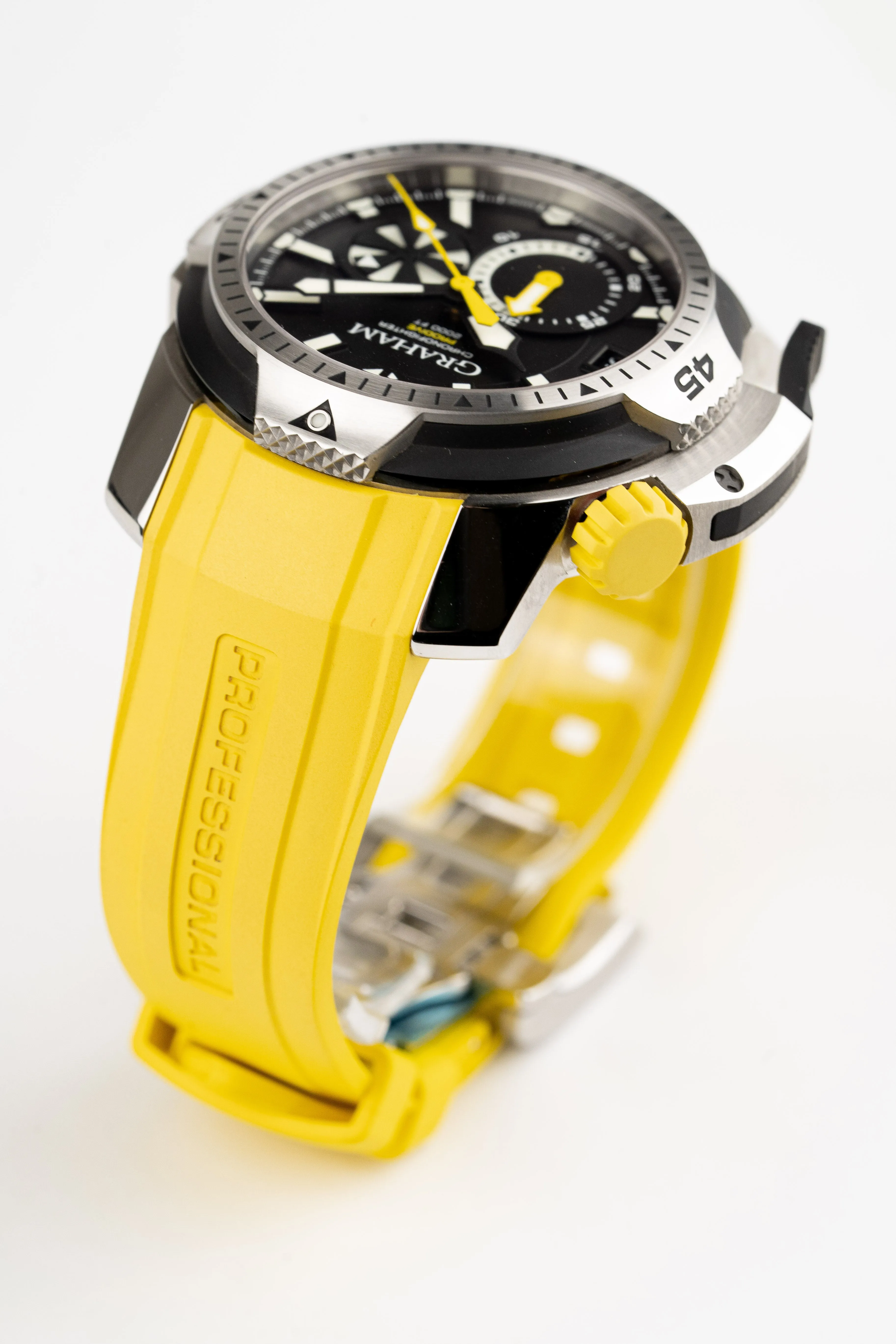 Graham Chronofighter Prodive Yellow Black Watch 2CDAV.B01A.K81F