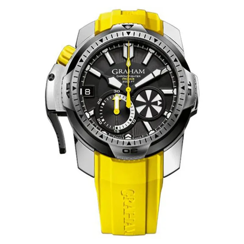 Graham Chronofighter Prodive Yellow Black Watch 2CDAV.B01A.K81F