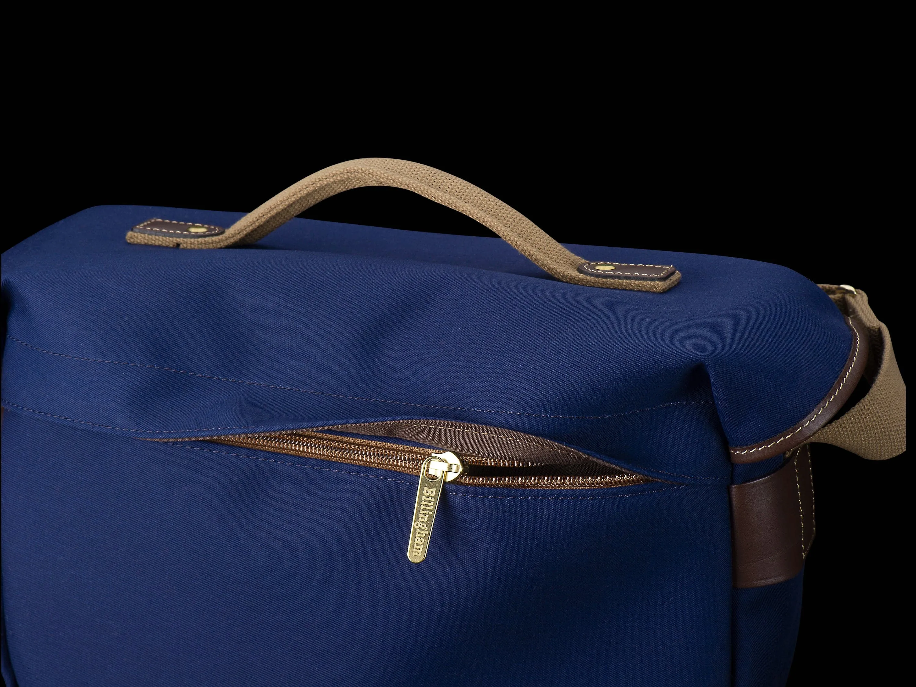 Hadley Pro Camera Bag - Navy Canvas / Chocolate leather