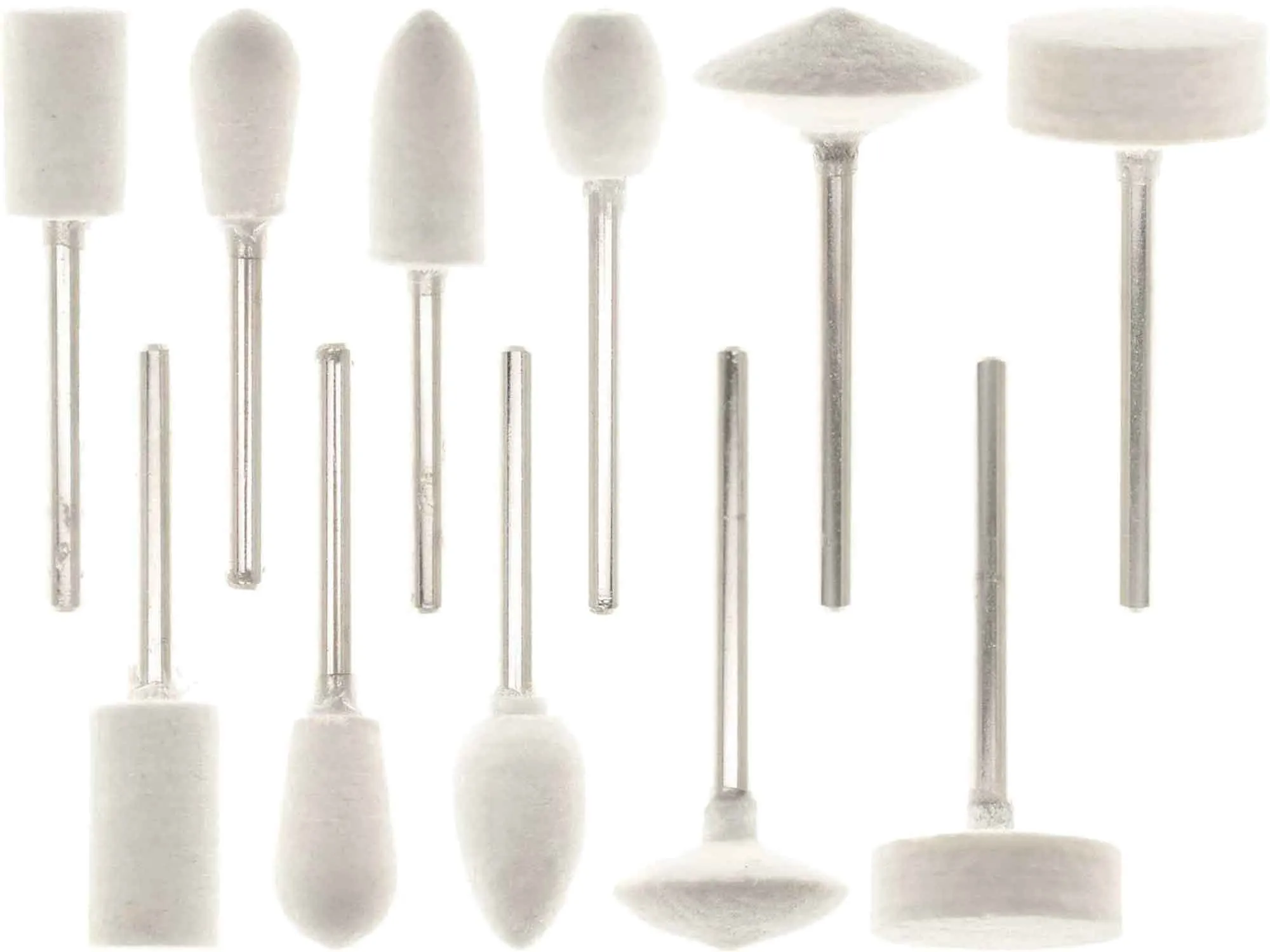 Hard Felt Polishing Set - 11pc