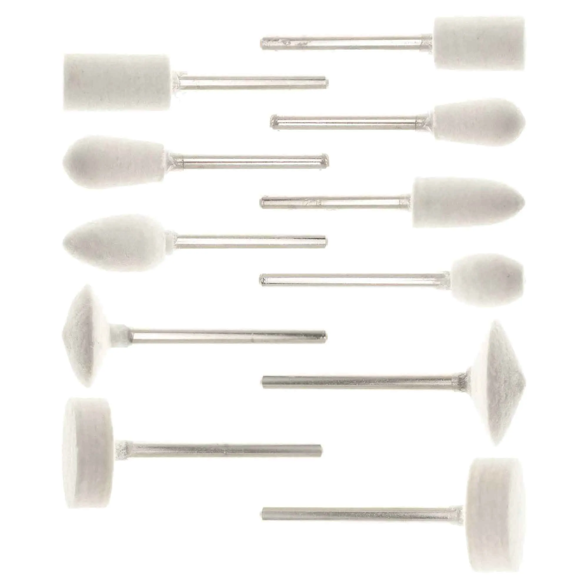 Hard Felt Polishing Set - 11pc