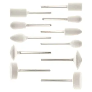 Hard Felt Polishing Set - 11pc