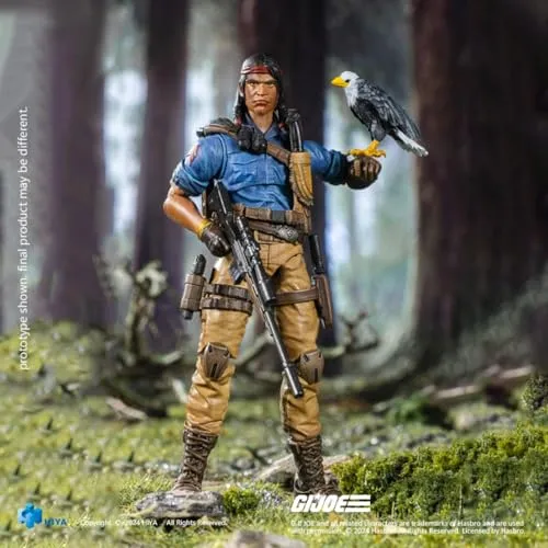 HiPlay HIYA Full Set: G.I.Joe Exquisite Mini Series Spirit Iron-Knife, 1:18 Scale Miniature Action Figurine