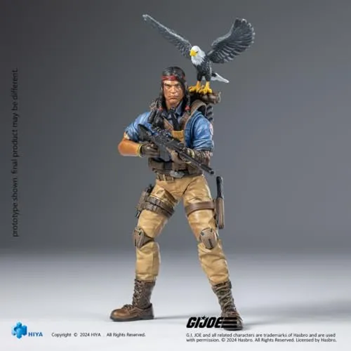 HiPlay HIYA Full Set: G.I.Joe Exquisite Mini Series Spirit Iron-Knife, 1:18 Scale Miniature Action Figurine