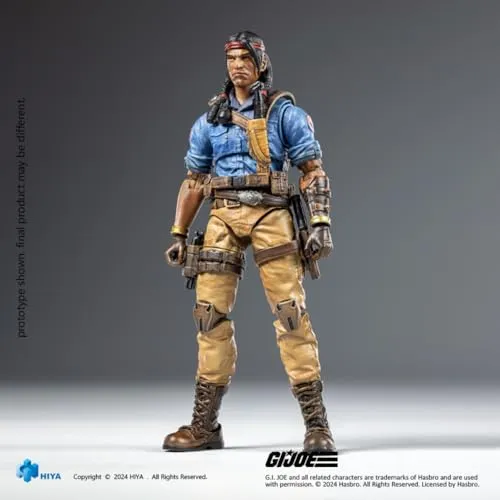 HiPlay HIYA Full Set: G.I.Joe Exquisite Mini Series Spirit Iron-Knife, 1:18 Scale Miniature Action Figurine