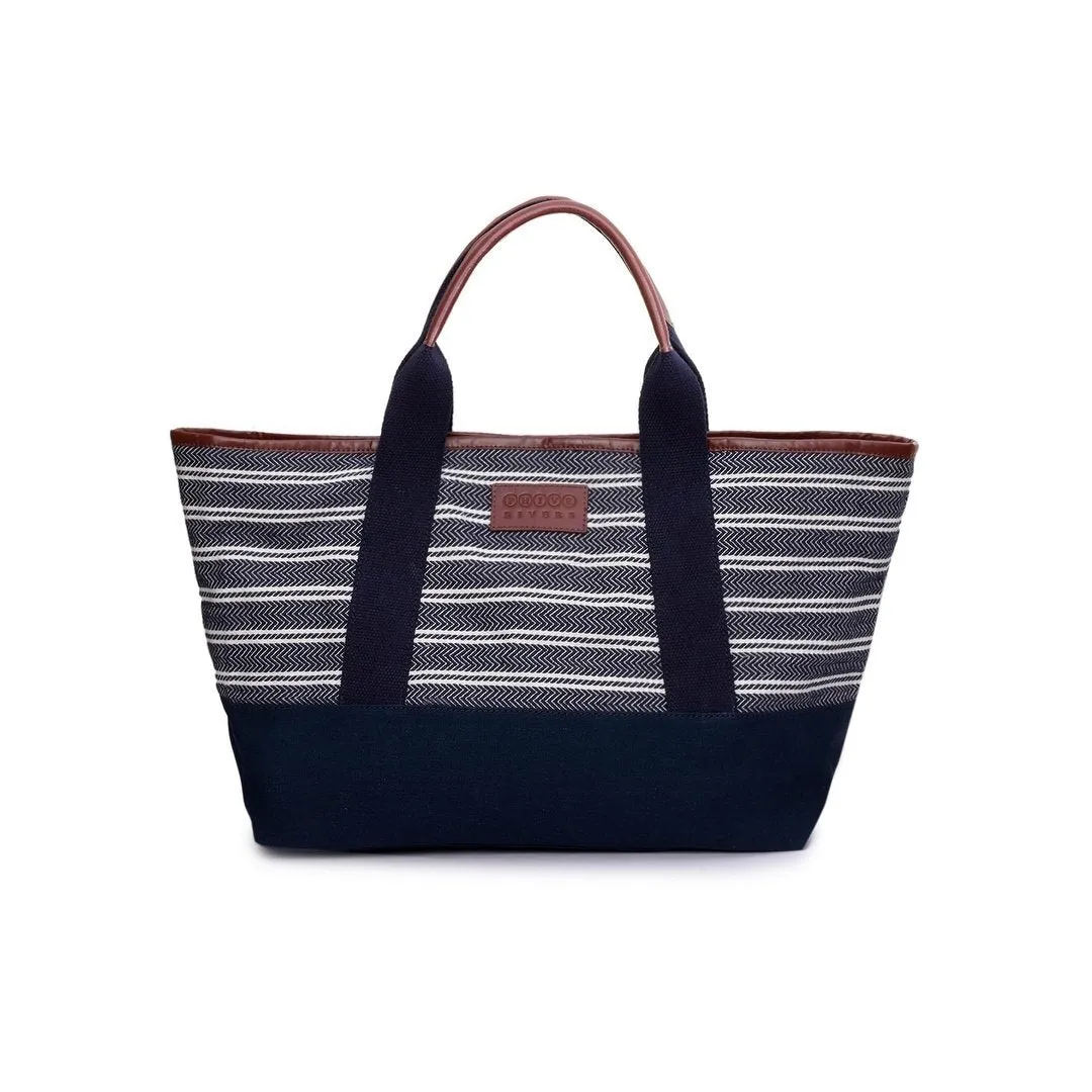 Jacquard Fabric Tote Bag - PRU1356