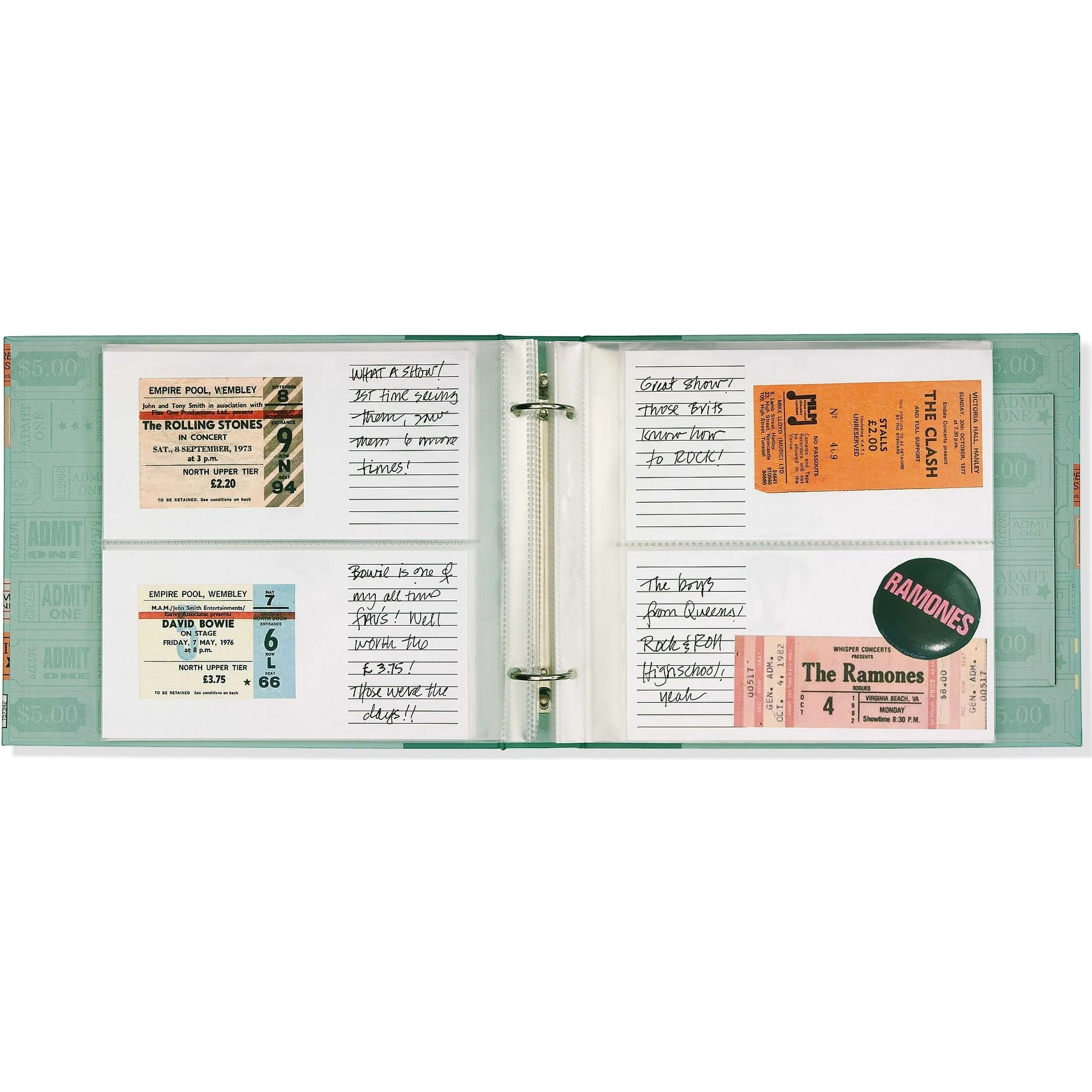 Just The Ticket: Ticket Stub Organizer