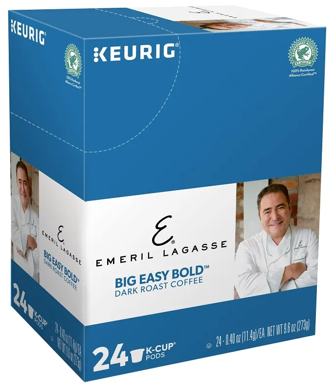 KEURIG 5000340299 K-Cup Pod Box, Yes Caffeine, Dark Roast Box :BX 24: QUANTITY: 4