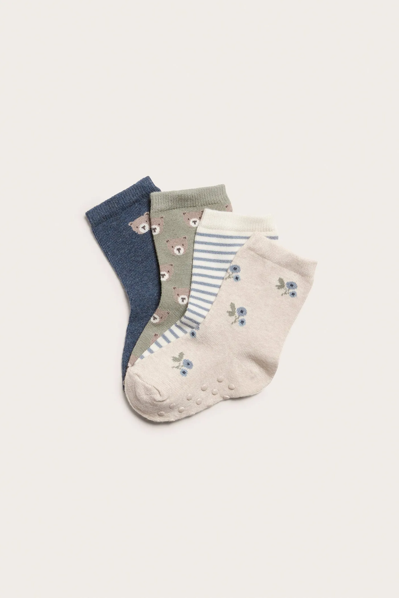 Kids' multi colored socks 4-pack