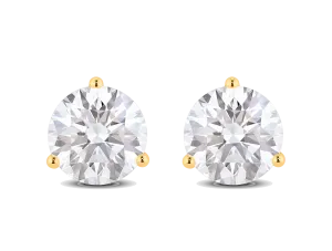 Lab-Grown Diamond 4ct. tw. Round Brilliant Solitaire Studs | White