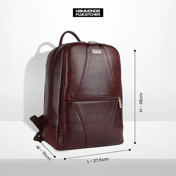 Leather Backpack - Style and Comfort for Men and Women, Perfect for Any Adventure - Fits up to 14 Inch Laptop