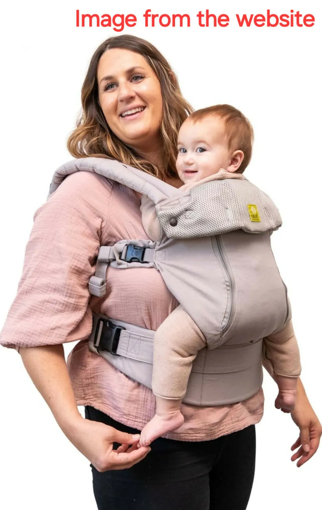 LÍLLÉbaby Complete All Seasons Ergonomic 6-in-1 Baby Carrier Newborn to Toddler - with Lumbar Support - for Children 7-45 Pounds - 360 Degree Baby Wearing - Inward & Outward Facing - Stone