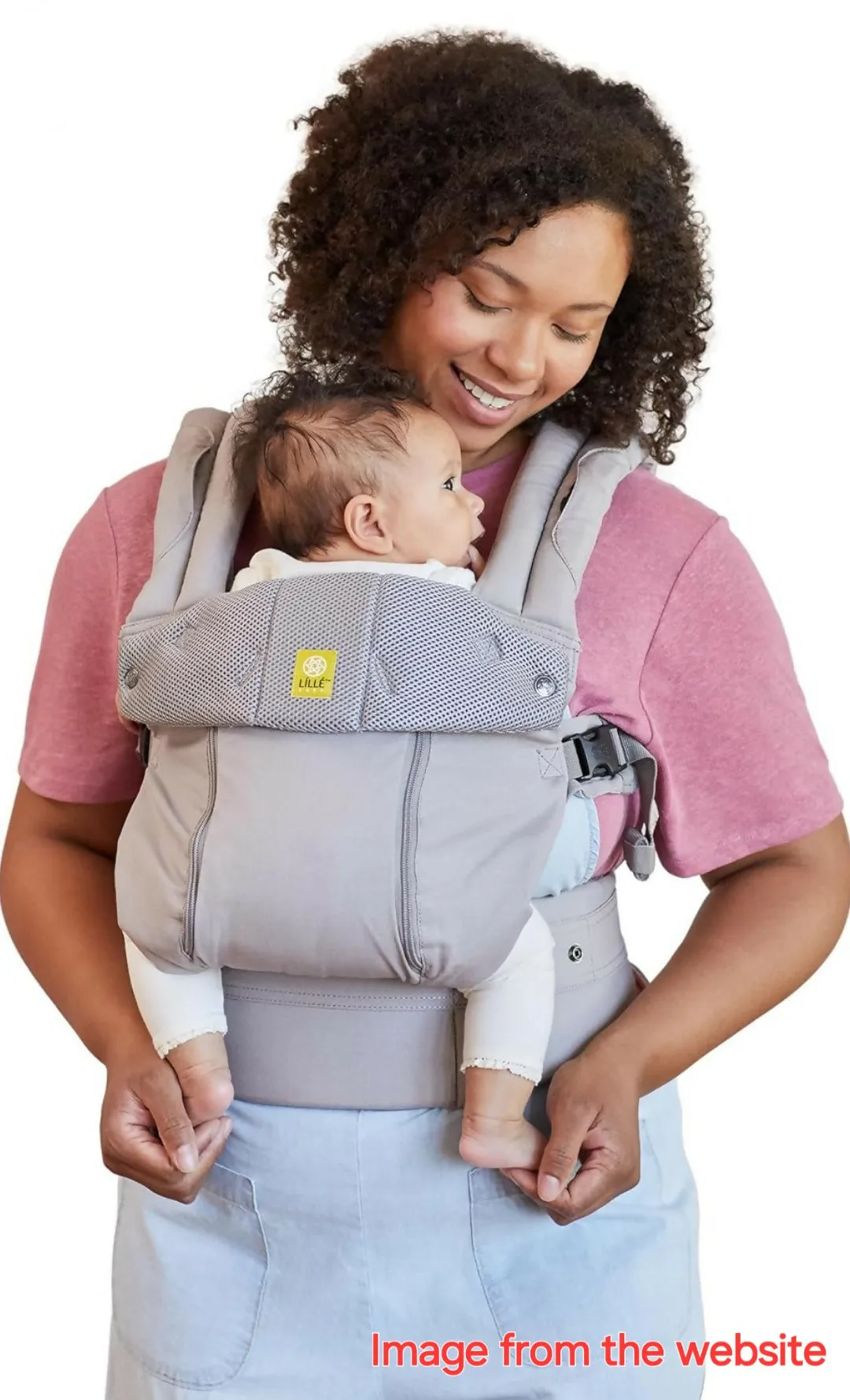 LÍLLÉbaby Complete All Seasons Ergonomic 6-in-1 Baby Carrier Newborn to Toddler - with Lumbar Support - for Children 7-45 Pounds - 360 Degree Baby Wearing - Inward & Outward Facing - Stone