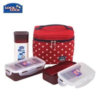 Lock & Lock 2 Pieces Lunch Box and Water Bottle Set