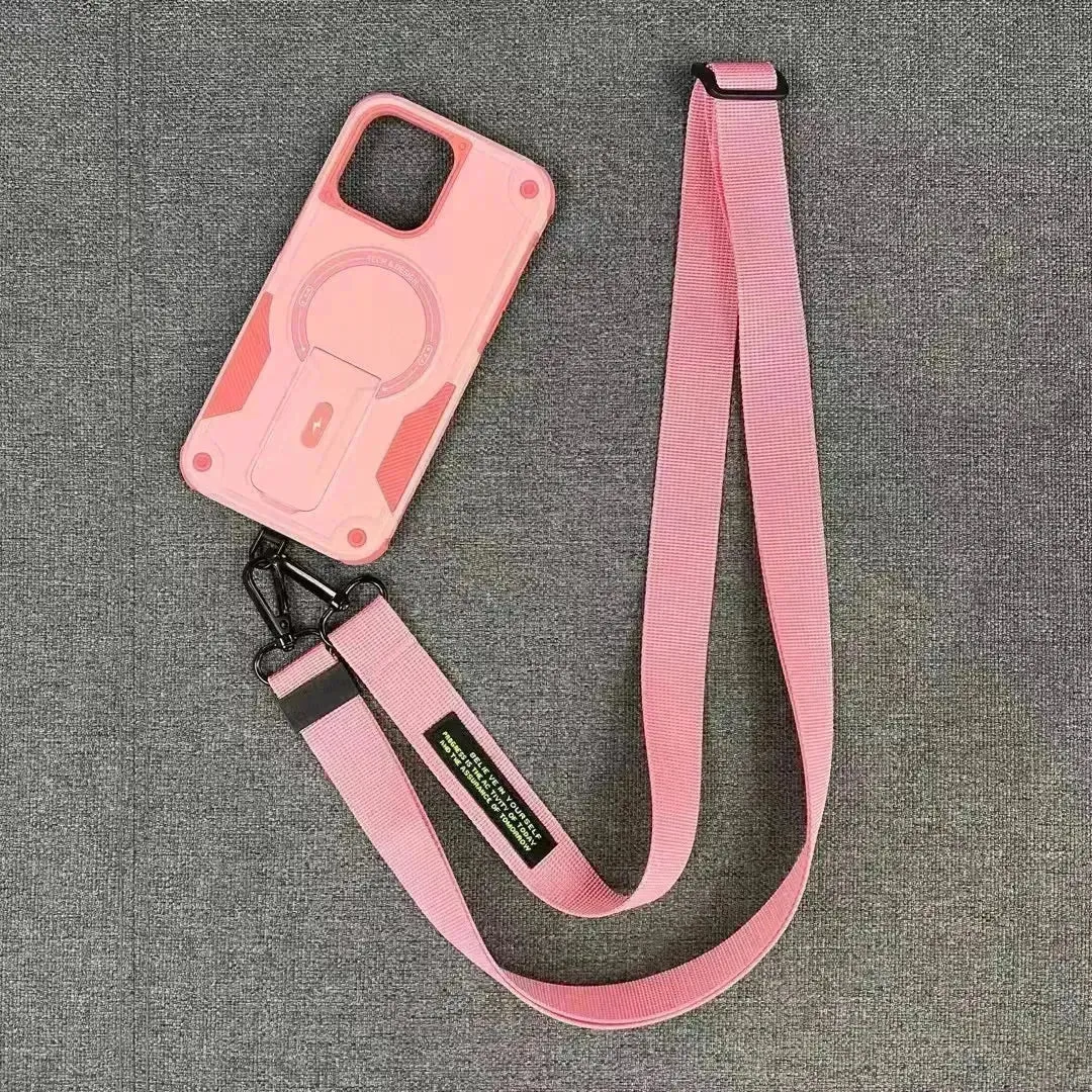 Long Strap Defender Phone Case (For iPhones)