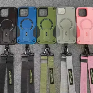 Long Strap Defender Phone Case (For iPhones)