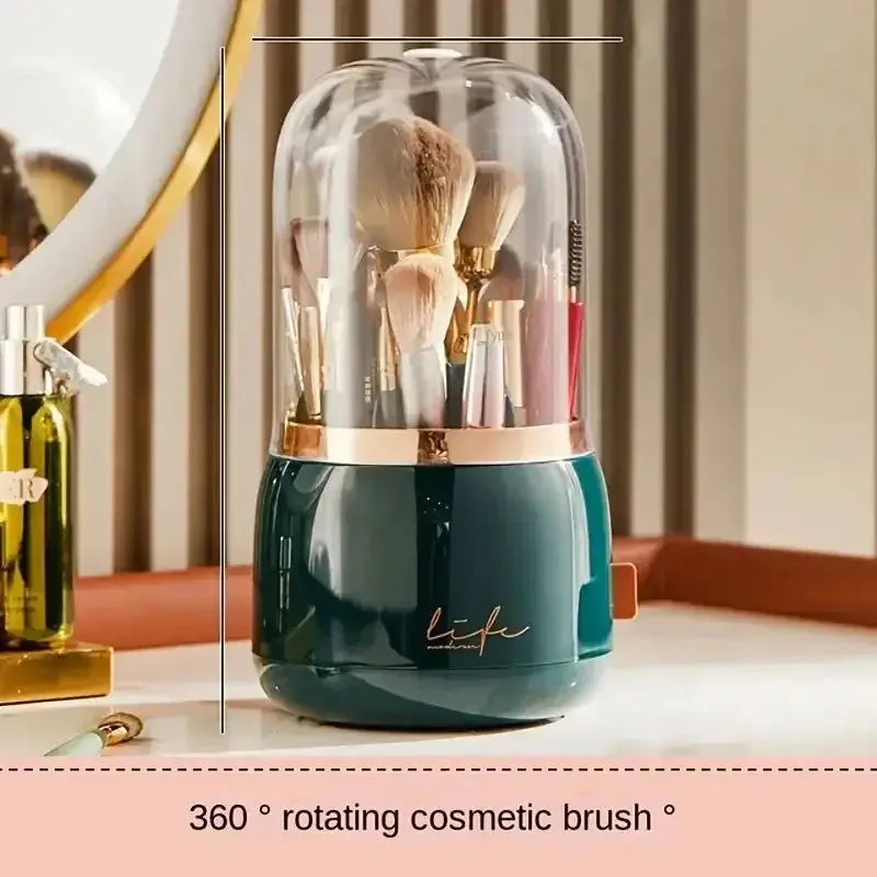 LuxeClean Dome Makeup Brush Holder - Elegant and Practical Brush Organizer