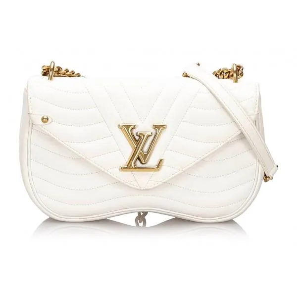 LV New Wave Chain Bag MM White