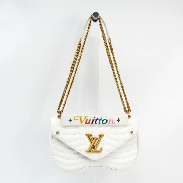 LV New Wave Chain Bag MM White