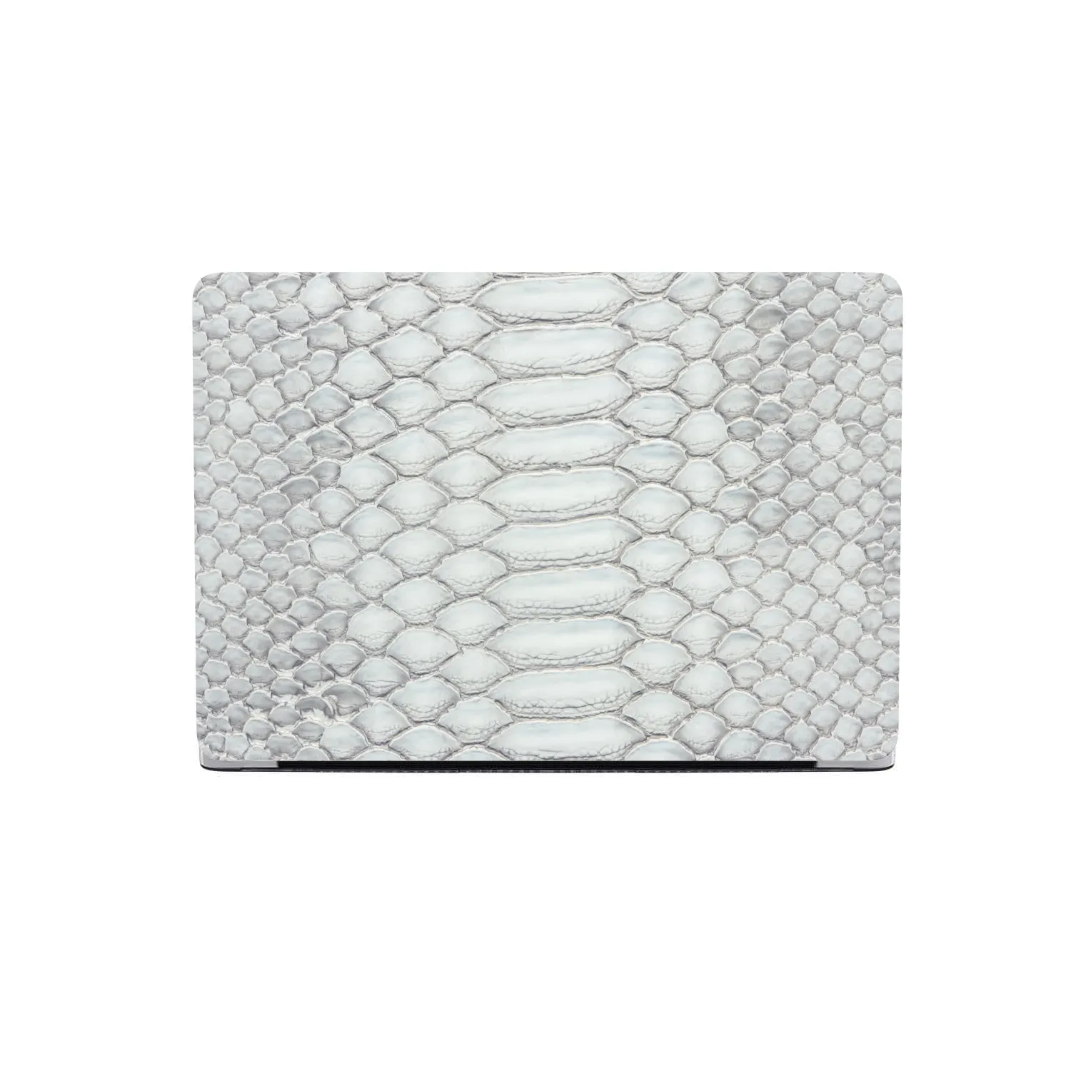 Macbook Hard Shell Case - White Snake Skin