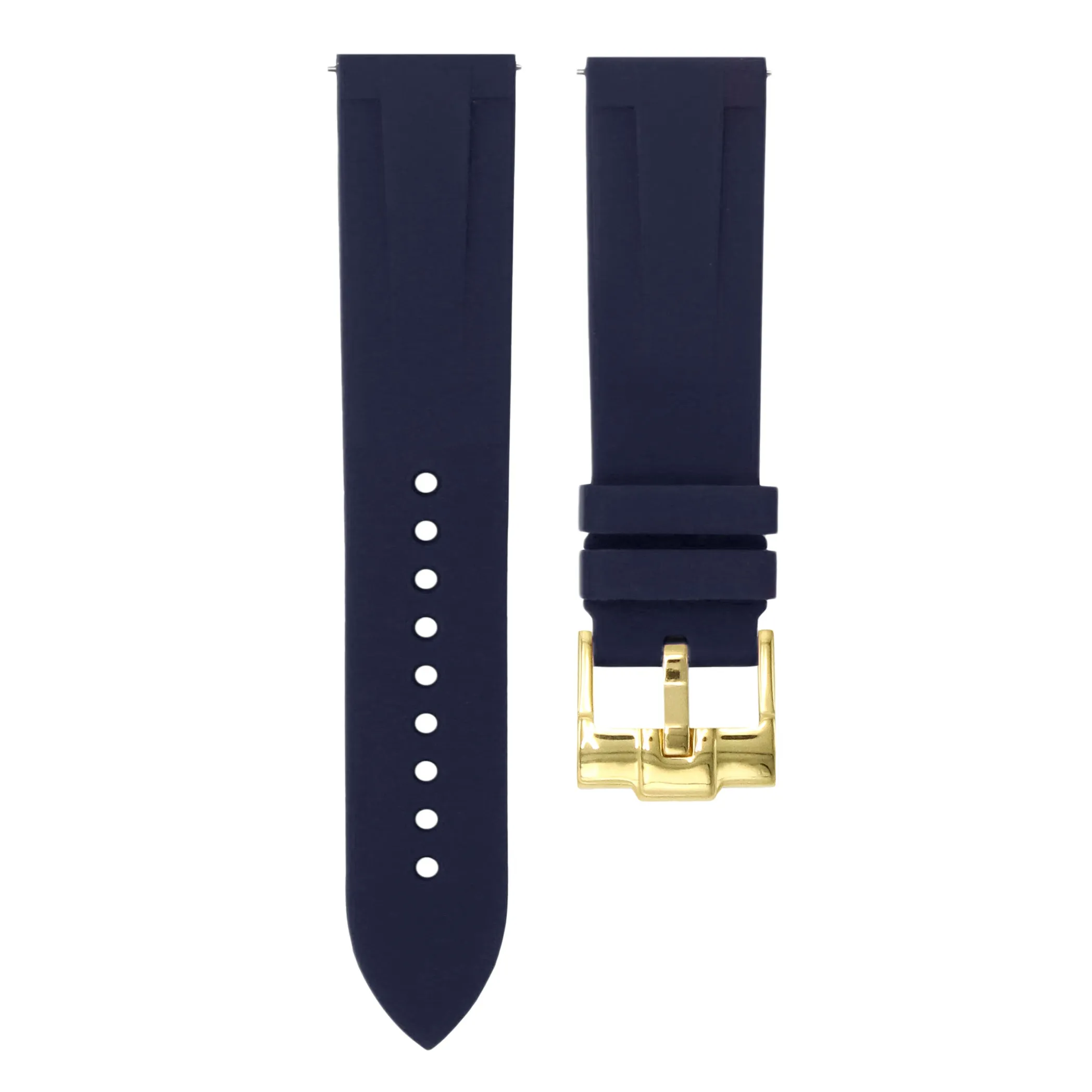 Marine Blue - Quick Release Rubber Watch Strap For Breitling Professional Series