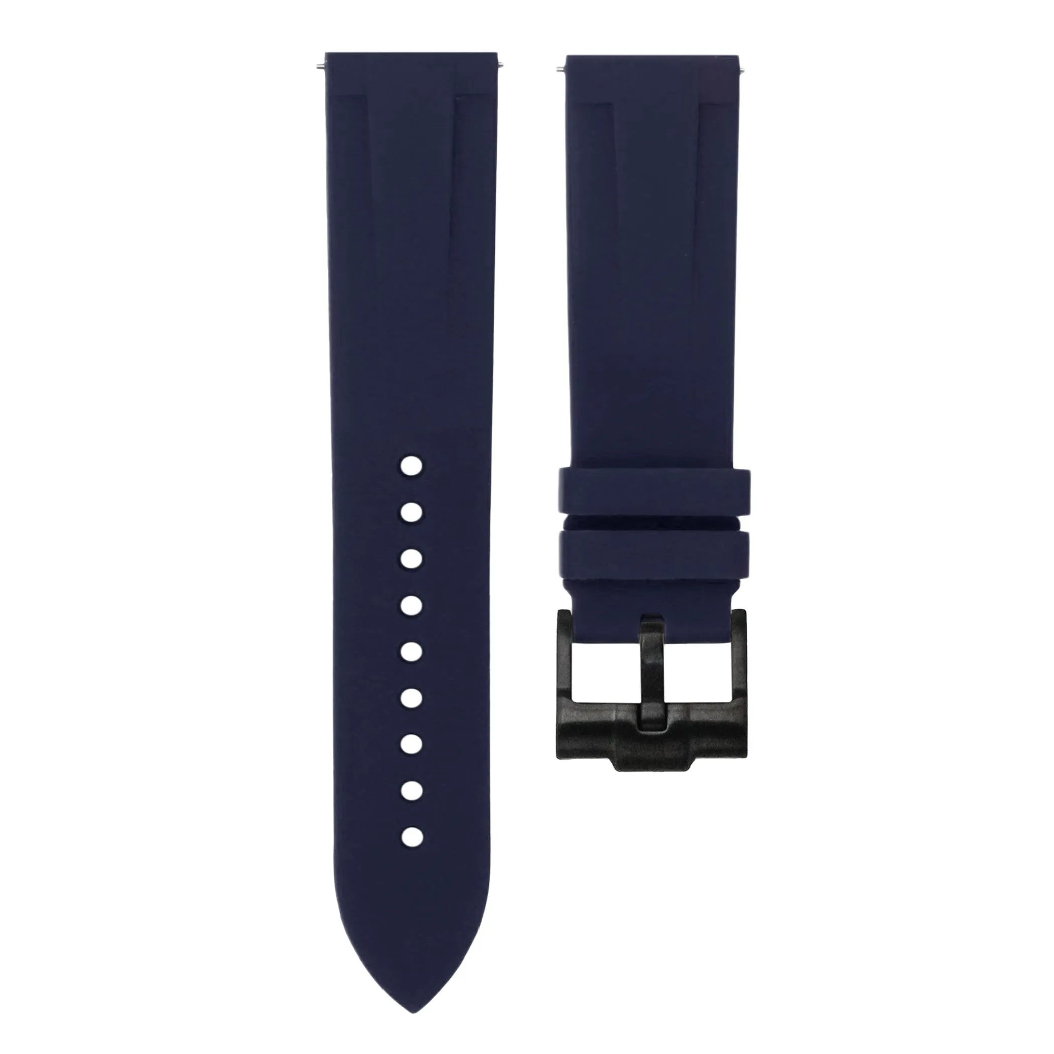 Marine Blue - Quick Release Rubber Watch Strap For Breitling Professional Series