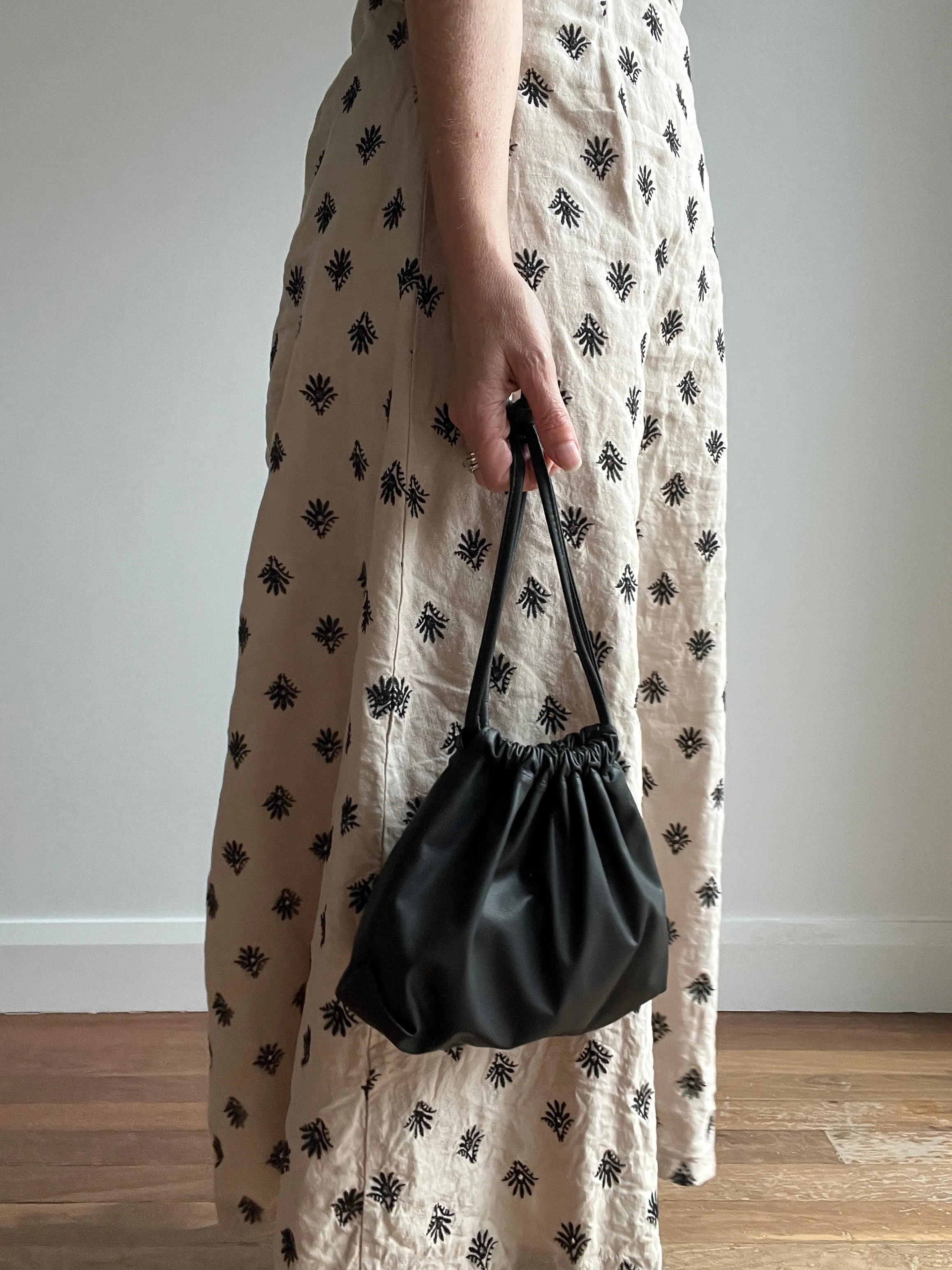 Matte Black | Baby Drawstring Bag