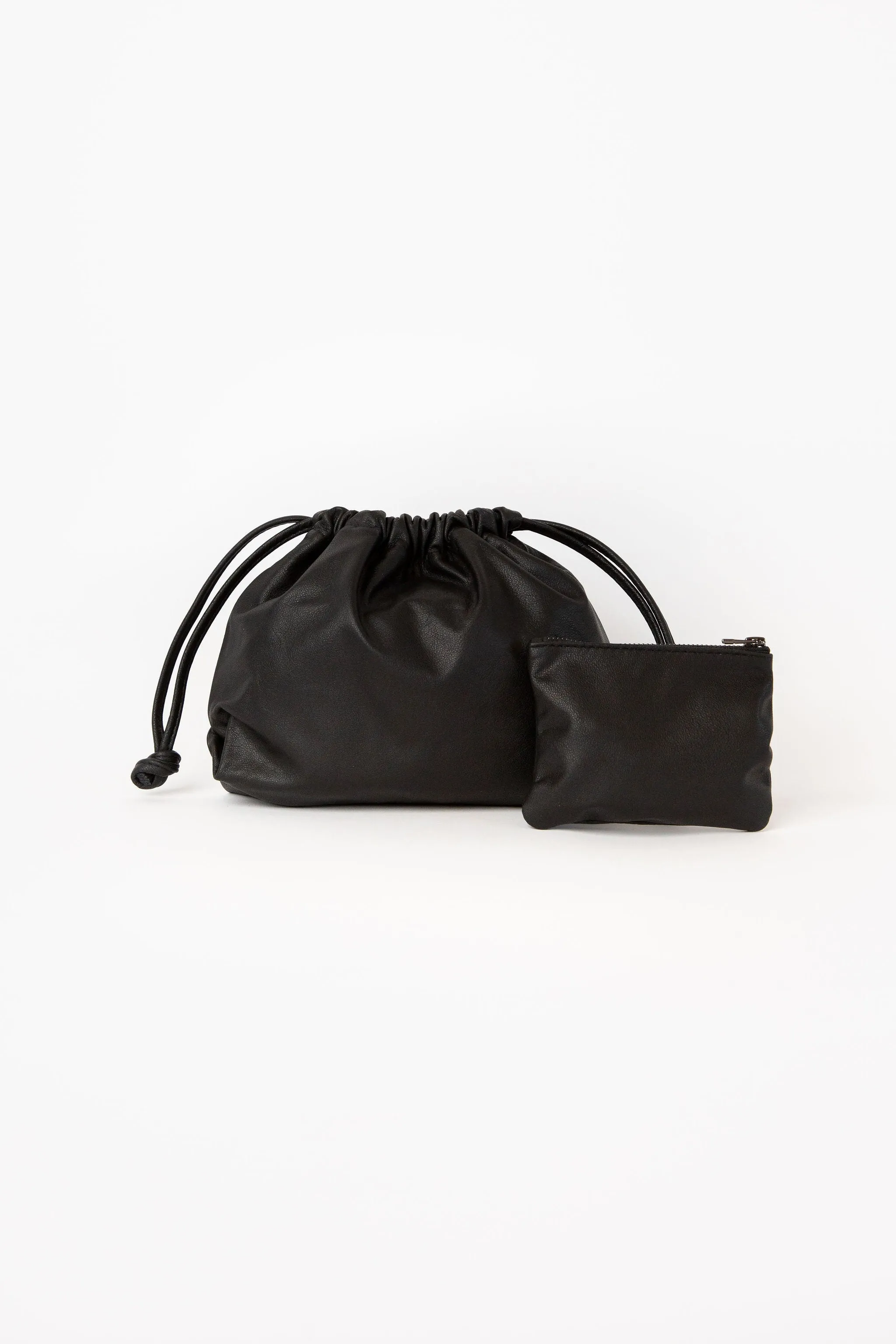 Matte Black | Baby Drawstring Bag