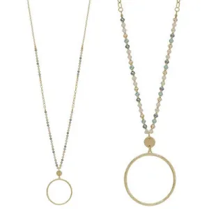 Meghan Browne Dot Necklace - Light Multi