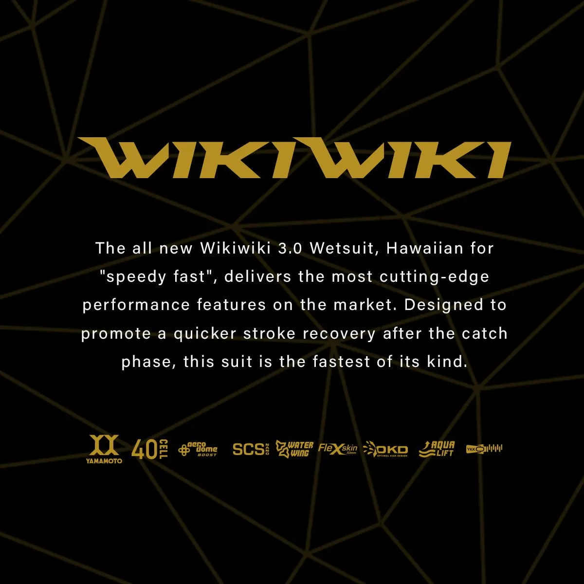 Men's Wikiwiki 3.0 Wetsuit - Gold