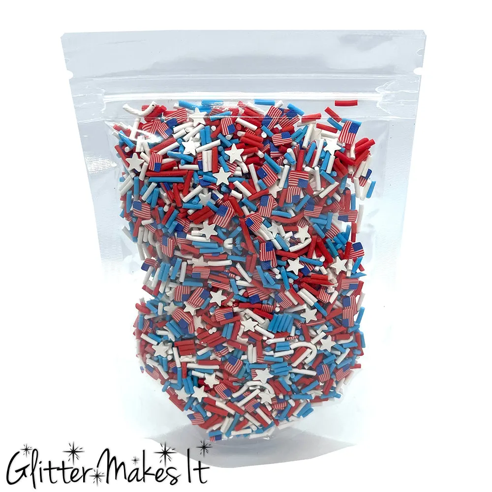 'MERICA - Polymer Clay Sprinkles